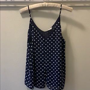 Polka Dot Button Front Cami